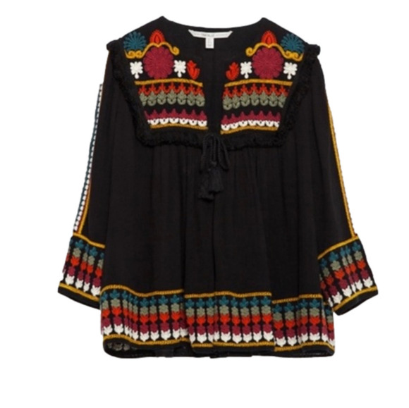 ZARA Trafaluc Outerwear multi color open swing Jacket size S - Picture 1 of 11